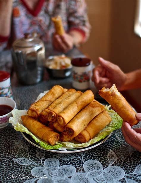 Thai spring roll recipes make tasty appetizers, and the fresh version makes a great packed lunch. Best Spring Rolls @ Not Quite Nigella