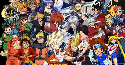 Anime And Shonen Jump Protagonists By Supersaiyancrash On