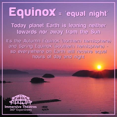 🌚 Equinox 🌝 ‘equal Night Today Planet Earth Is Leaning Neither