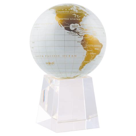 White And Gold Globe Impressive Trophies And Awards