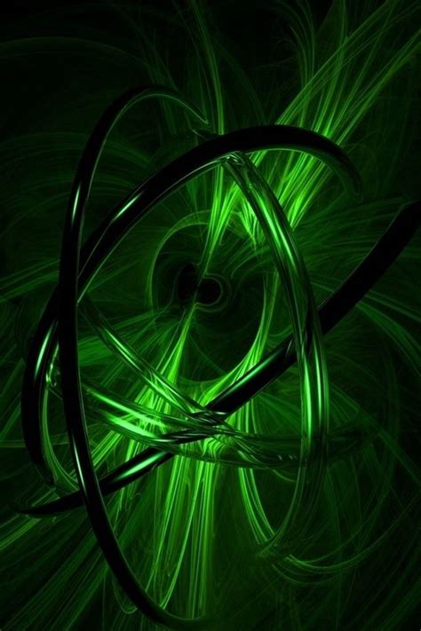 Hd Green 3d Design Iphone 4 Wallpapers Backgrounds Cool
