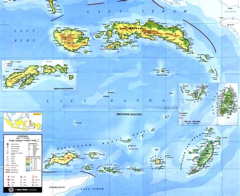 Peta kepulauan maluku utara karya seorang kartografer belanda, willem janszoon blaeu, pada tahun 1630. KOTA AMBON MANISE: PETA PULAU AMBON