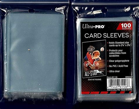 Ultra Pro 5 Five Pack Lot Of 100 Soft Sleevespenny Sleeve For