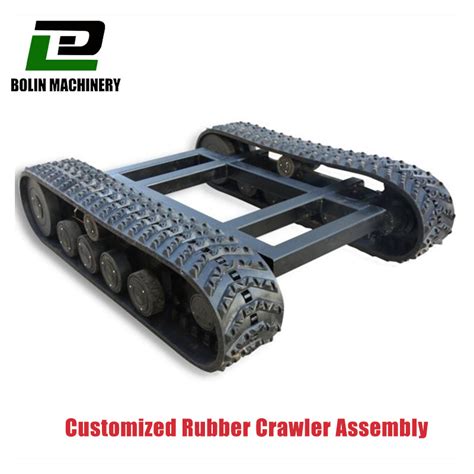 Crawler Mini Rubber Track Undercarriagetracked Chassis System China