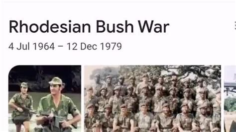 Rhodesian Bush War 4 Jul 1964 12 Dec 1979 Ifunny