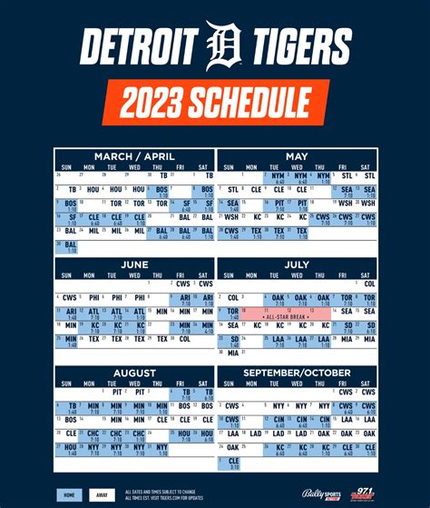 Tigers’ 2023 schedule released: Opening Day in Tampa Bay - mlive.com