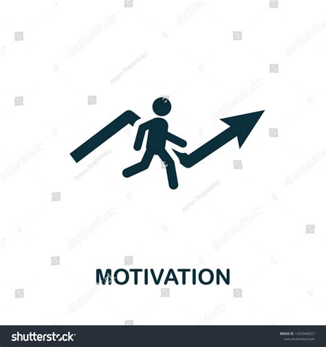 Motivation Vector Icon Illustration Creative Sign Stock Vector Royalty