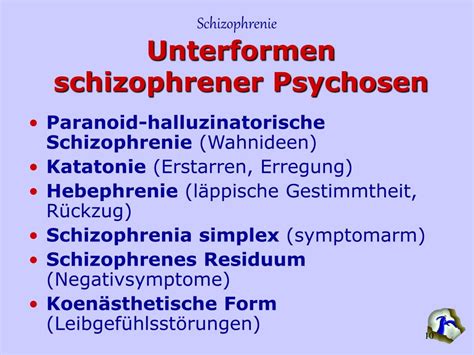 Common experiences include hallucinations (hearing voices or seeing things that are. PPT - Schizophrenie - schizophrene Psychosen PowerPoint ...
