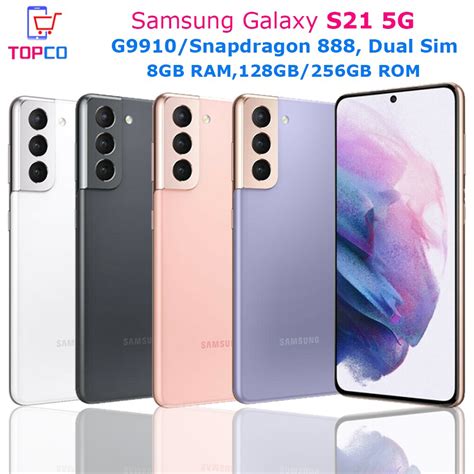 Samsung Galaxy S21 5g G9910 128g 256gb Rom Unlocked Cell Phone 6 2 Octa