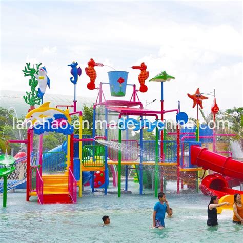 Outdoor Kids Pool Water Playground Fiberglass Spray Park Equipment