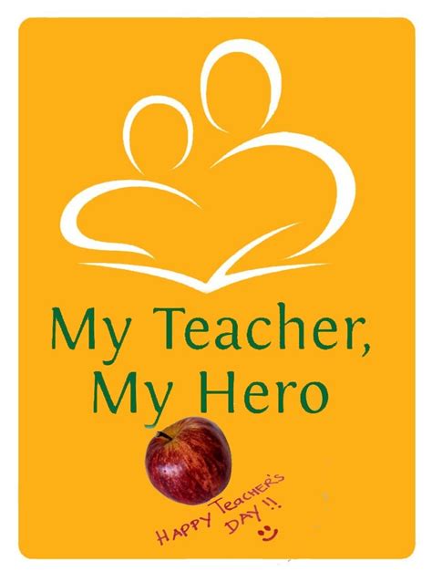 My Teacher My Hero Teacher Appreciation Teacher Education