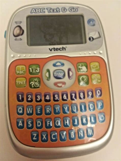 Vtech Abc Text And Go Toddler Electronic Educational Toy Game Silver