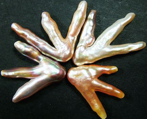 Chicken Feet Keshi Pearls High Luster 45cts Pf443