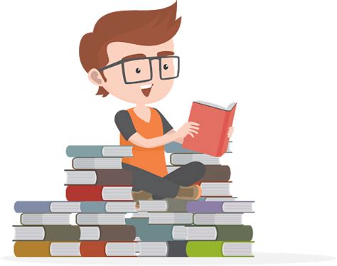 Clipart Boy Reading Libro Png Transparent Image Png Mart