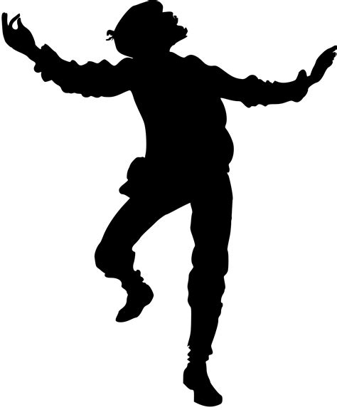 Clipart Dancing Man Silhouette