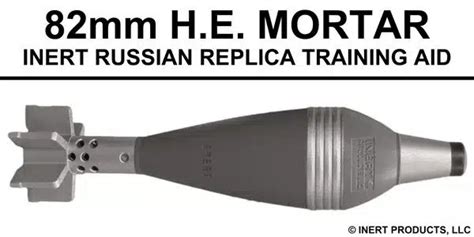 82mm 0 832 Soviet He Mortar Round Mkds Training
