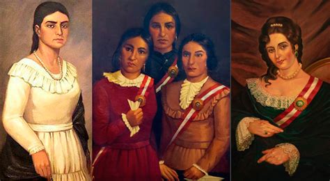 Próceres Y Precursores Ellas Son Las Mujeres Que Participaron En La Independencia Del Perú El