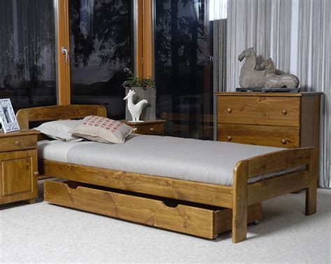 Choose from contactless same day delivery, drive up and more. AP17 Single Bed Frame - Oak - Single wooden bed frame made ...