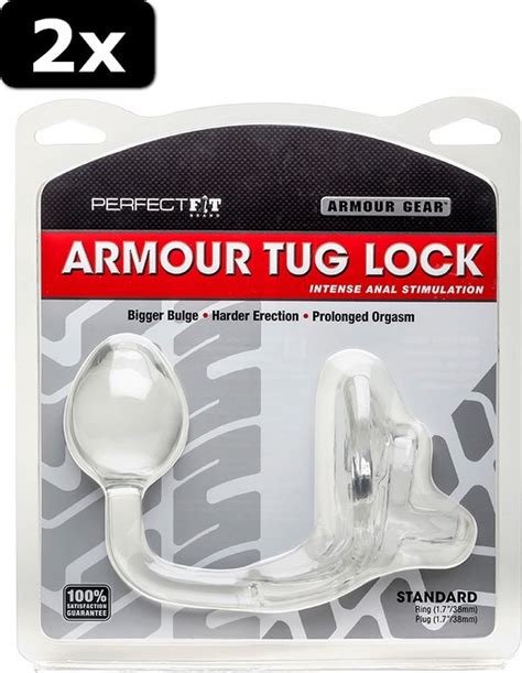 X Armour Tug Lock Medium Plug Transparent Bol Com