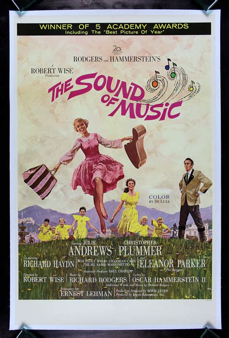 The Sound Of Music 1965 Cinemasterpieces Original Vintage Movie Poster Musical Ebay