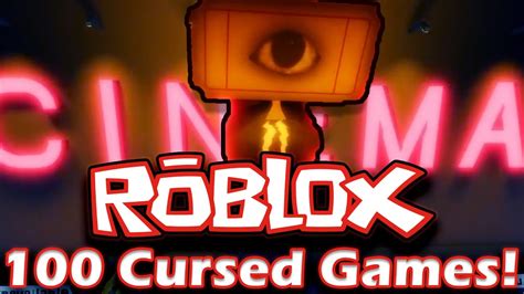 I Played 100 Cursed Roblox Games In One Video Youtube