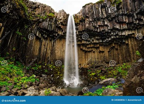 The Lava Waterfall In Iceland Royalty Free Stock Image Cartoondealer