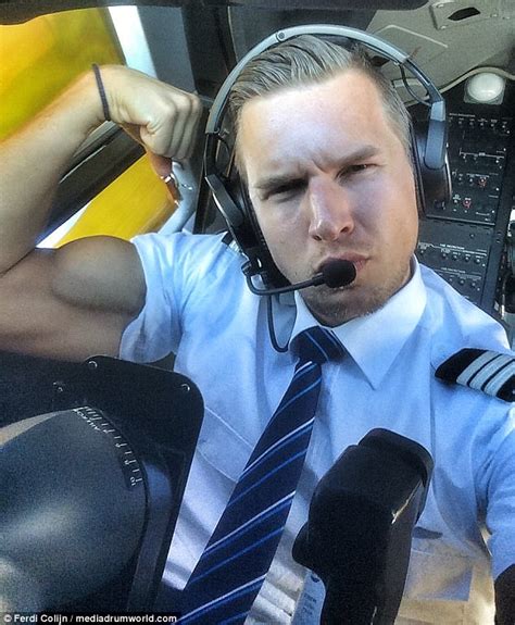 netherlands pilot becomes internet star with sexy six pack daily mail online