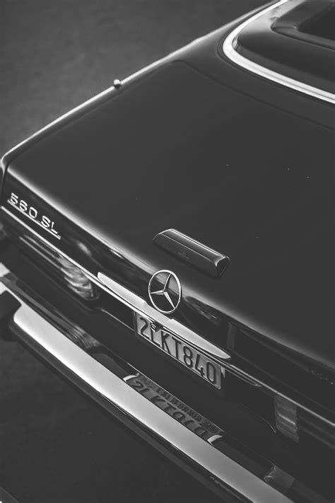 Hd Wallpaper Mercedes Benz Car Grayscale Photography Of Mercedes Benz
