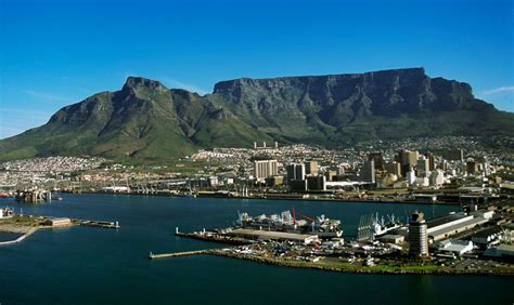 Table Mountain Is A Flat Topped Mountain Forming A Prominent Landmark