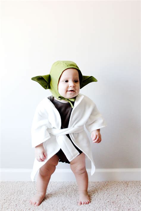 Diy Yoda Baby Costume Yoda Bonnet And Robe See Kate Sew