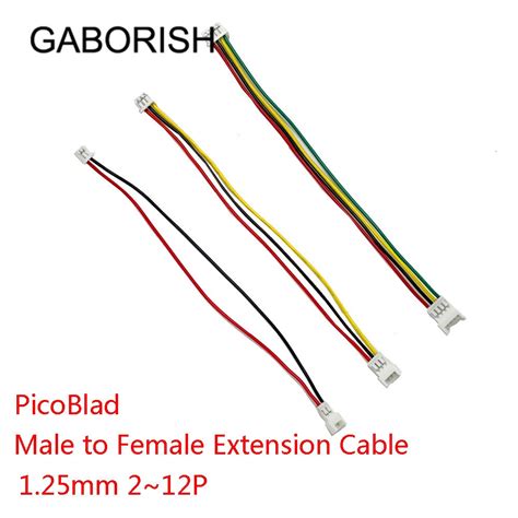 Picoblade Male Male 4 Cable Jst Male Female Extension 125mm Jst