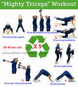 Tricep Home Workouts Photos