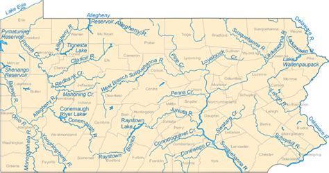 Allegheny River Map
