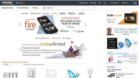 Amazon Is Experimenting With A New Homepage Design