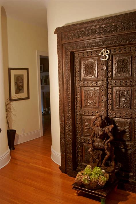 A door is a hinged or otherwise movable barrier that allows ingress into and egress from an enclosure. indian antique door designs | Unique | Pinterest | Door design