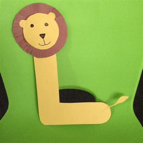 Letter L Craft Lion Craft Letter L Crafts Alphabet Crafts Preschool