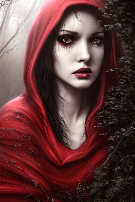 Red Riding Hood Digital Graphic · Creative Fabrica