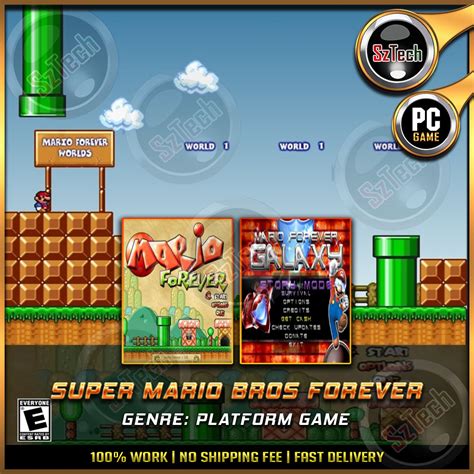 super mario bros forever [pc laptop game]🔥[ digital download]🔥platform game🔥super mario bros