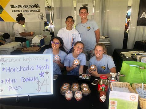 Student entrepreneurs in Hawai’i sell products at Online Marketplace