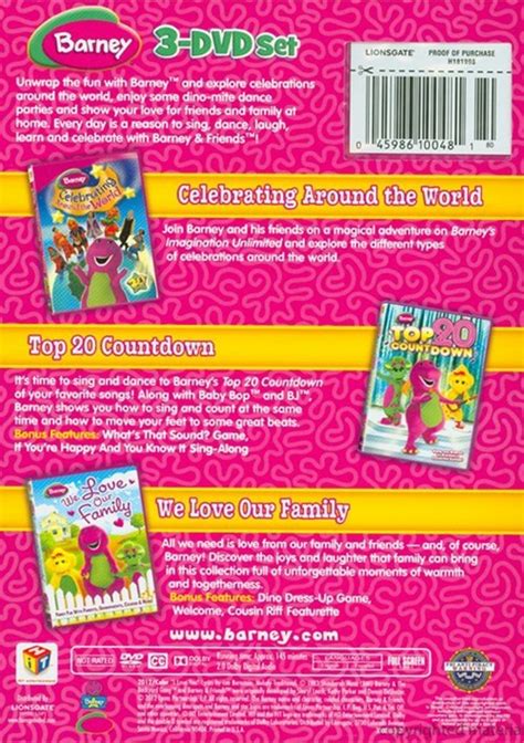 Barney Celebrate With Barney 3 Pack Dvd Dvd Empire