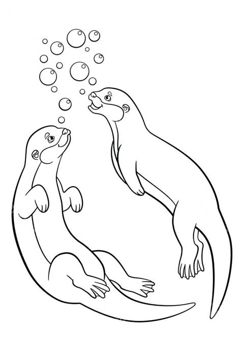 6 Sea Otter Coloring Pages Coworksheets