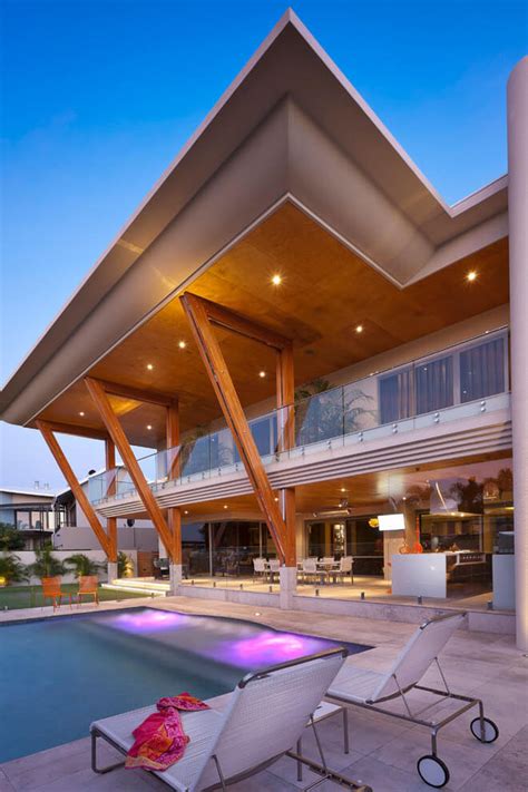 ultra modern home  perth  large roof idesignarch interior design architecture