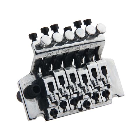 Chrome Licensed Floyd Rose Guitar Double Tremolo Bridge System With