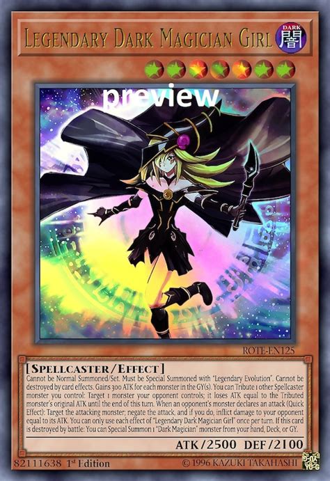 Legendary Dark Magician Girl Orica Custom Card Obelisk Etsy Singapore