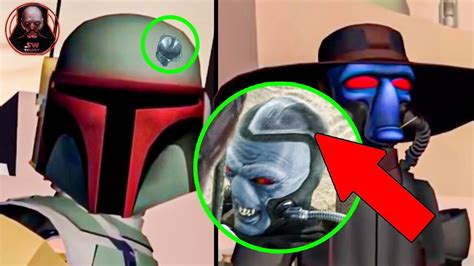 Original Boba Fett Vs Cad Bane Fight From Clone Wars Before Book Of
