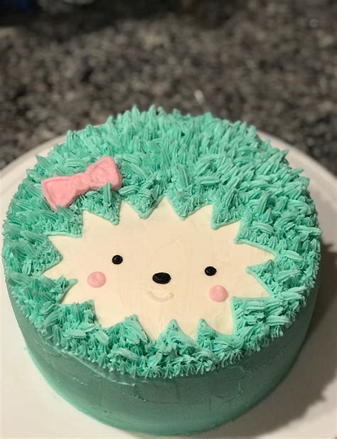 Hedgehog Birthday Cake Hedgehog Birthday Hedgehog Cake Animal Cakes