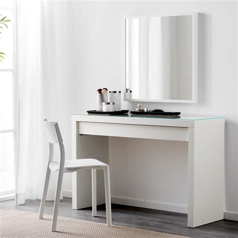 MALM Sminkebord, hvit, 120x41 cm - IKEA