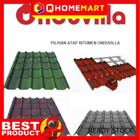 ONDUVILLA CLASSIC Atap Bitumen 1060 X 400 mm | Shopee Indonesia