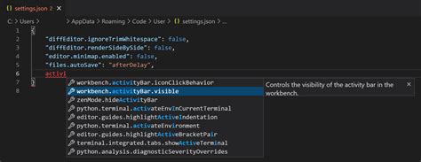 Visual Studio Code User And Workspace Settings