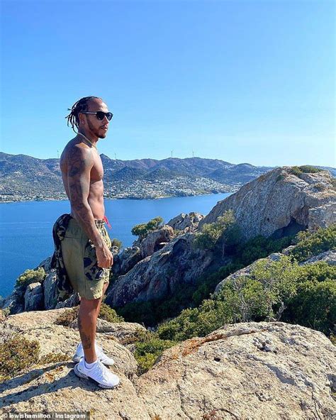 Lewis Hamilton Displays His Ripped Physique On A Hike Lewis Hamilton